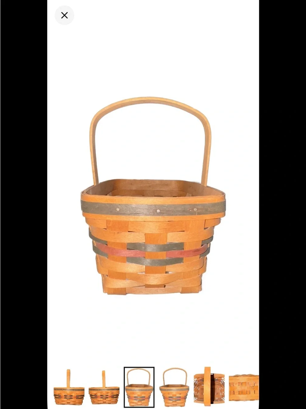 Longaberger.vintage basket.